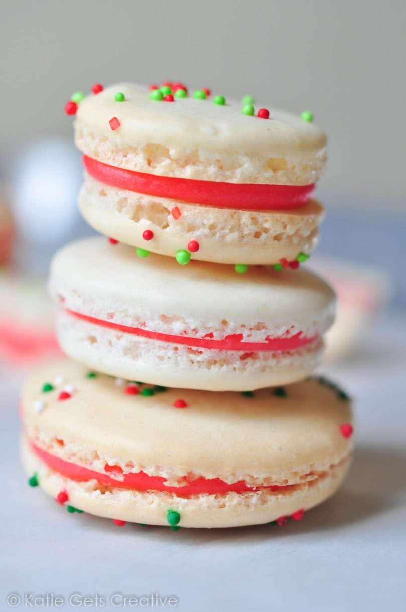 Christmas Macarons - Katie Gets Creative