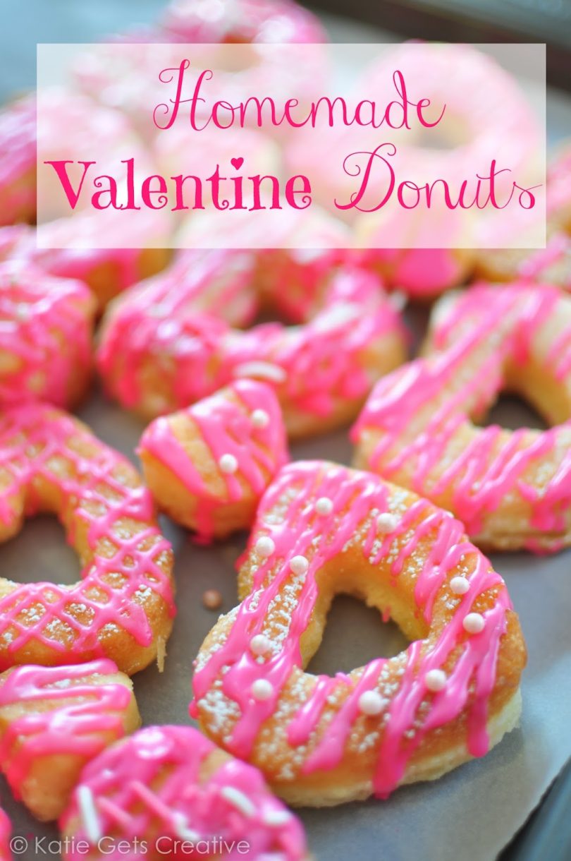 Homemade Valentine Donuts - Katie Gets Creative