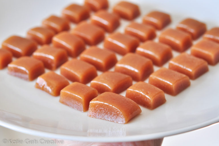 Homemade Caramels from www.katiegetscreative.com