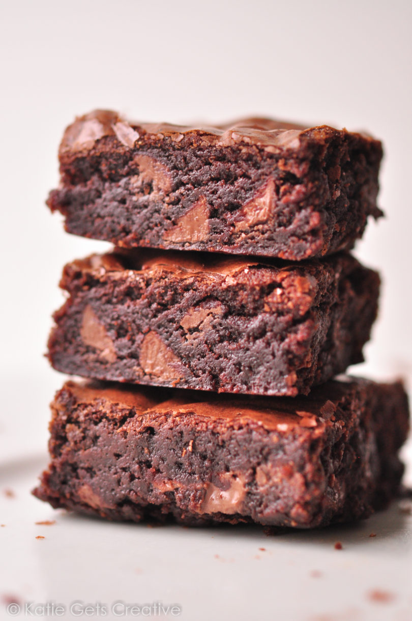 Chocolate Chip Brownies - Katie Gets Creative